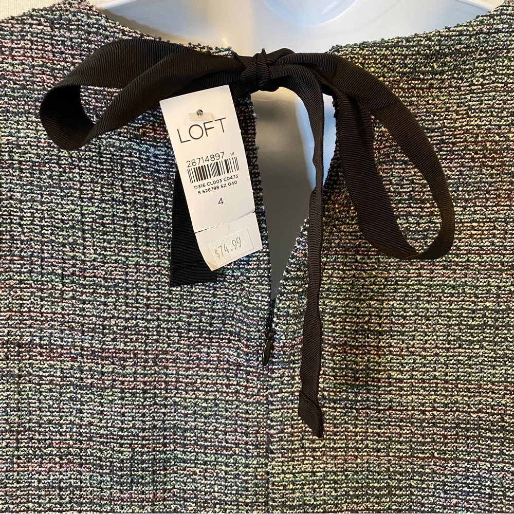 LOFT Tweed Mod Dress - Picture 4 of 4